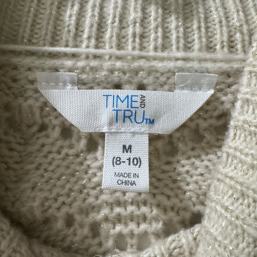 Cozy Cream Knit Sweater - Picture 2 of 4